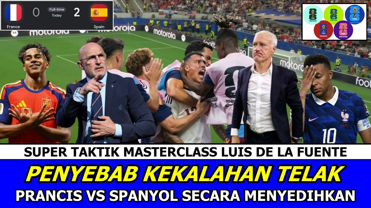 Hujan Tangis MBAPPE Pecah🔵 Ternyata ini PENYEBAB KEKALAHAN Prancis vs Spanyol di Piala Dunia 2026