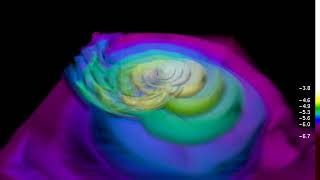 CE ejection leading to binary neutron star formation (gas density, full domain)