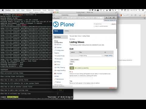 Tinkering a Sphinx-based blog with generated screenshots for presenting a Plone add-on