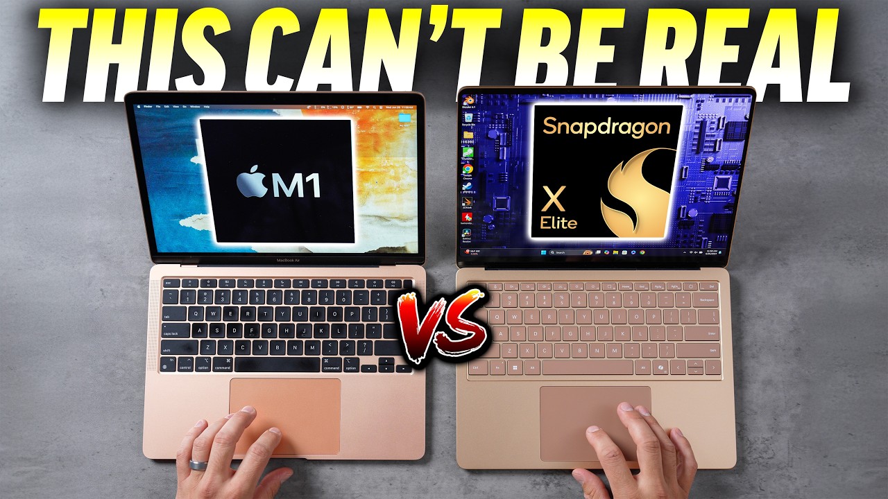 X Elite против M1 MacBook Air — НЕ то, чего мы ожидали.. 😲