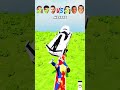 Messi Team vs Ronaldo Team Car Lifting Challenge! 🚗⚽ Funny Kids Animation #Shorts