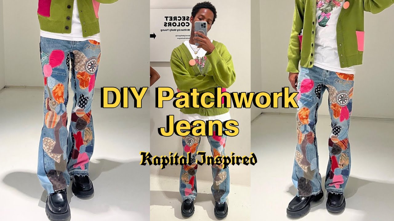 Patchwork Jeans Sewing Tutorial (Kapital Inspired Jeans) 