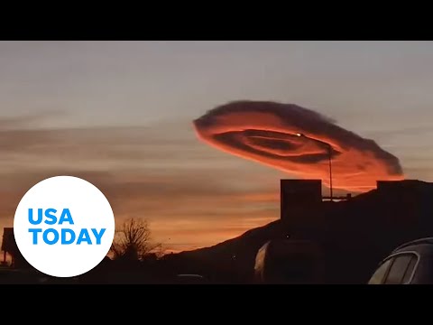 Huge lens cloud in Turkey looks like eerie UFO | USA TODAY