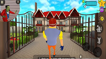 Scary Stranger 3D - New Chapter New Levels The Dark Side Miss T and Neighbour gameplay (Android/iOS)