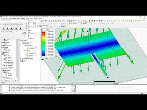 rectangular patch antenna design in hfss | results in hfss| antenna ...