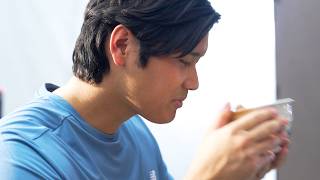 【大谷翔平】「美味しゅうございます」と抹茶味わう。WBCでは“お茶点てポーズ”も人気!／伊藤園