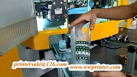 Auto Servo Screen Printer for Plastic Coffee Cup Decorating CNC04