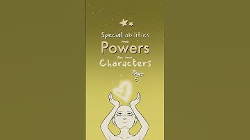 special ability and power ideas for your characters, part 6 👜#writing #originalcharacter #oc #art