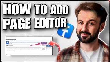 How to Add Facebook Page Editor (Easily) 2024
