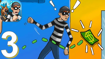 Robbery Bob - Gameplay Walkthrough Part 3 (Android, iOS)