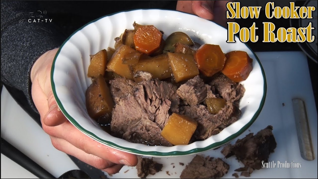 How to Cook a Pot Roast in a Slow Cooker YouTube