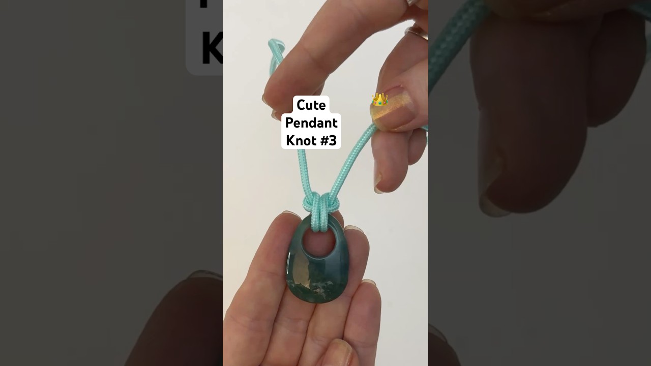 Cute pendant knot #3 - 2 x loops