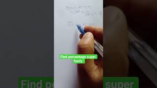 Find percentage #sunshinemathstudy #maths #education #viral #shorts #status #shortvideo