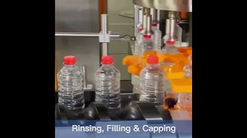 ZS-FAL32-10 High speed liquid filling machine automatic line