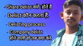 Share delisting kya hota hai || What is Share delisting. Anilkumar Patel