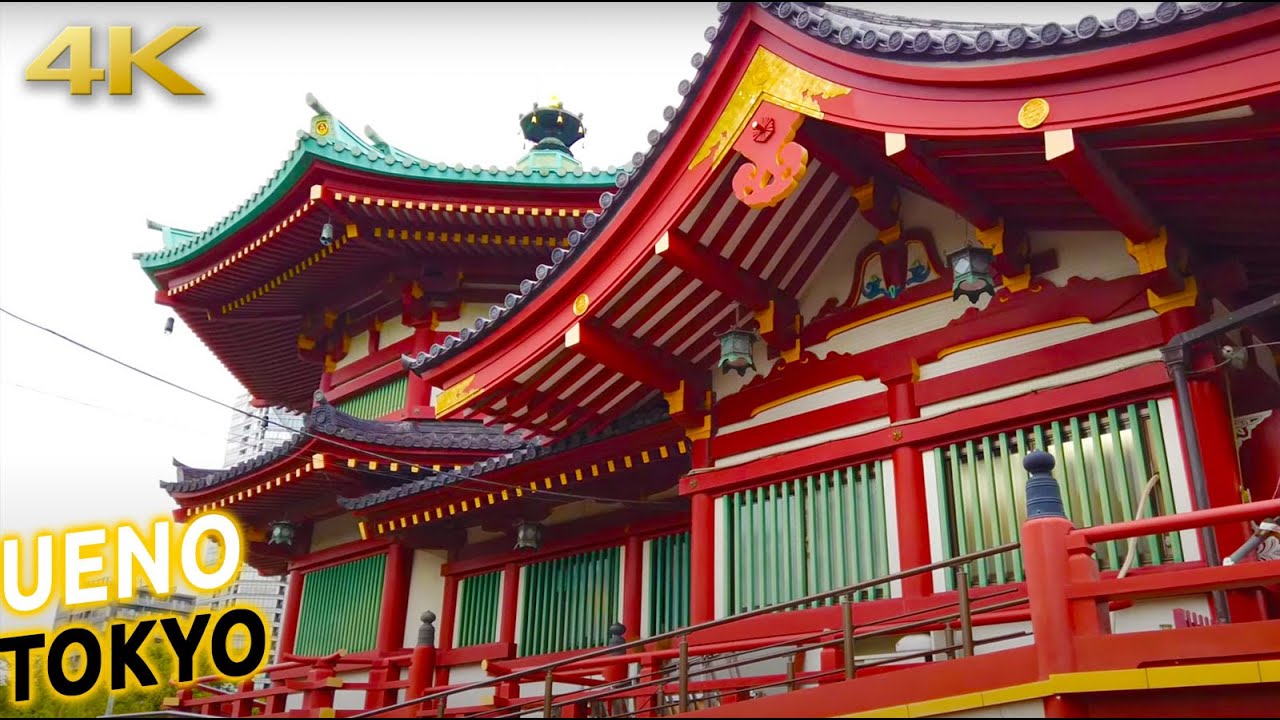 UENO and GOJOTEN SHRINE in 🗼TOKYO🗼 [4K ASMR]