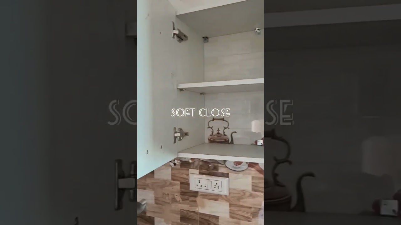 PVC laminate kitchen soft close door