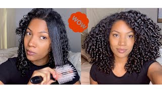 Denman Brush for EXTREME DEFINITION | Define Thick Curly Hair | Pgeeeeee