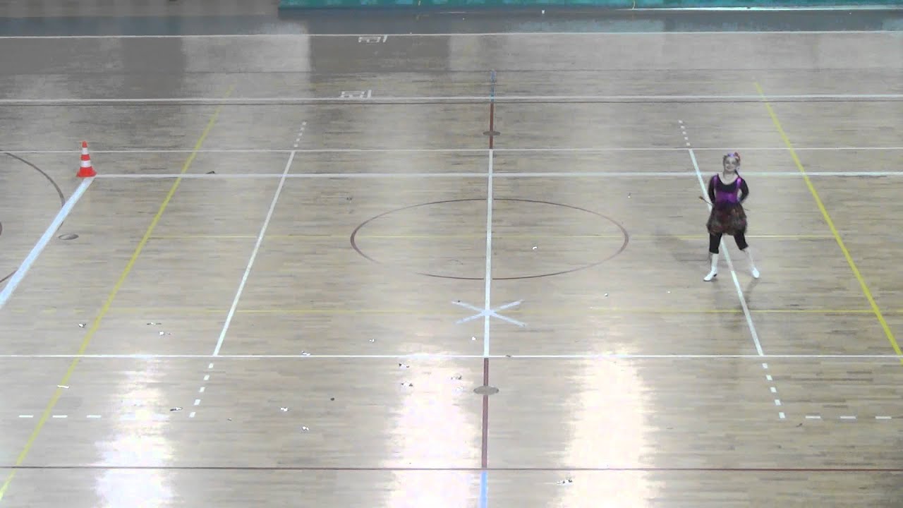 Natalia Wierzbicka - Finezja MP 2014 solo 2xbaton