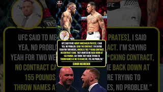 Conor McGregor Thinks the UFC Was Trying to Intimidate Him #ufc #mma
