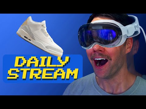 Live Cop: Air Jordan 3 Craft with Apple Vision Pro!