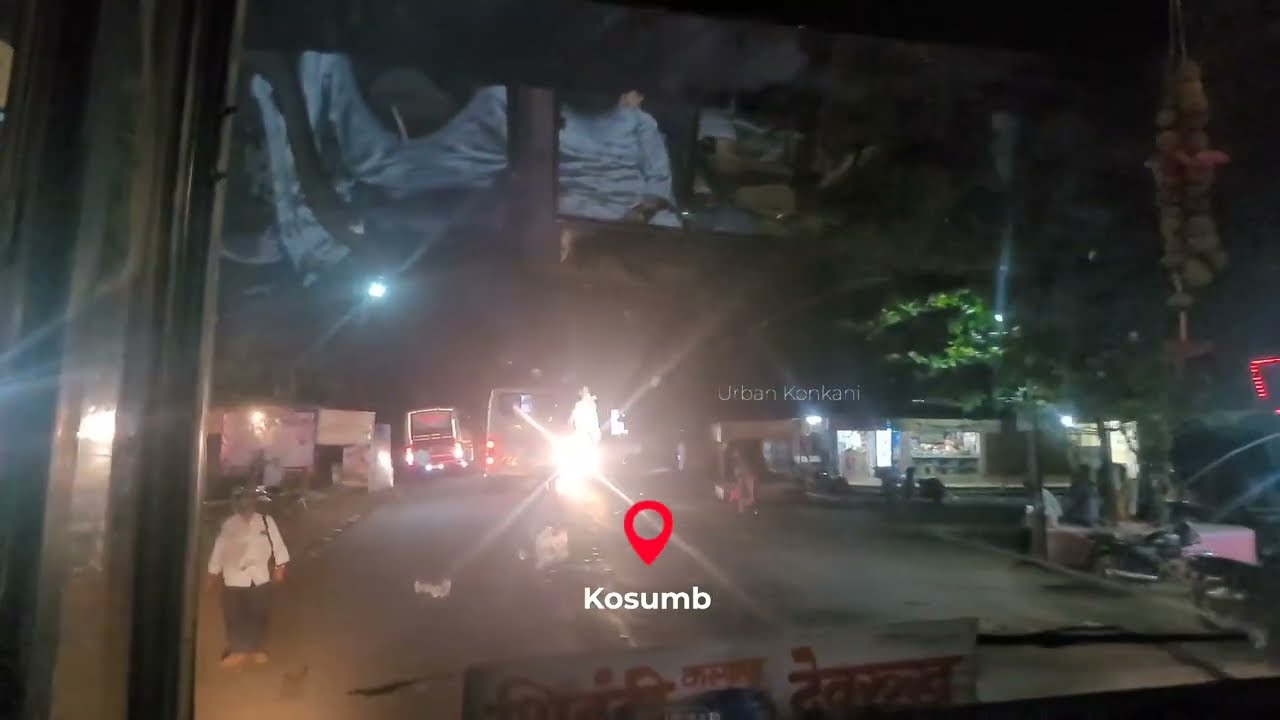 Devrukh to Sangmeshwar ST travel (Late Evening) #konkan #msrtc