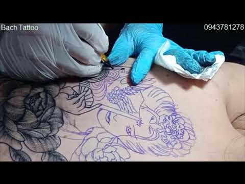 Tattoo Cô Gái Nhật | Bạch Tattoo..