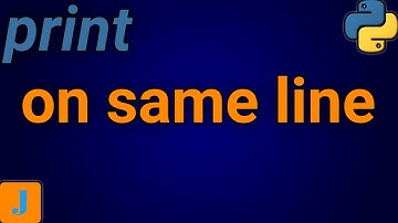 Python Print On Same Line