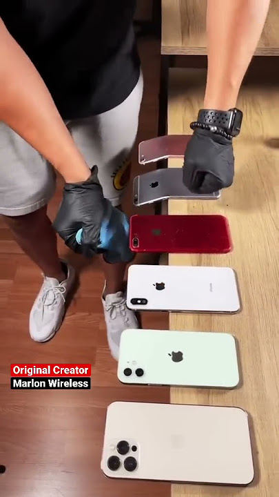 Which phone was stronger? 😳 #test #break #phones #iphone