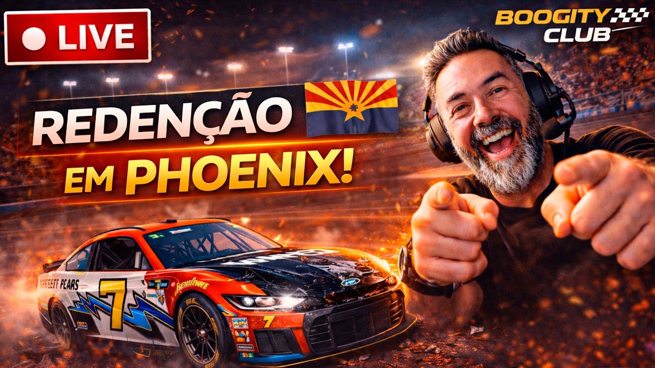 🔴LIVE - PHOENIX RACEWAY - NASCAR iR SERIES #4  !ascher !luvas !globaldata !simulacao !simube