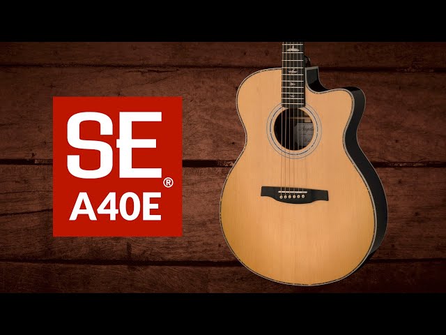 Электроакустическая гитара PRS SE A40E (Natural)