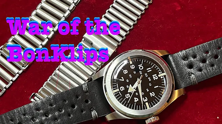 BonKlip strap review. Joseph Bonnie Vs Forstner  O...