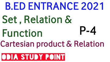 Set,Relation & Function || Part -4 || B.ed entrance 2021