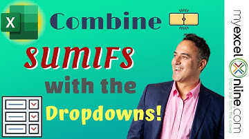 Combine Excel SUMIFS with Dropdowns - Excel Formulas Tutorial