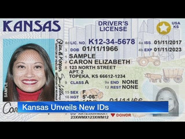 Kansas License Example Kansas Driver License Number