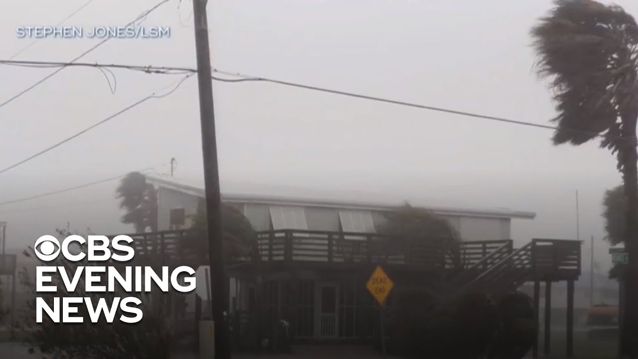 Hurricane Zeta strikes Gulf Coast as Category 2 storm - YouTube