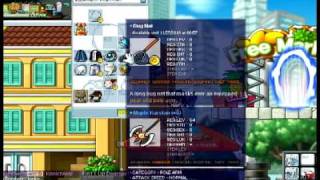 maplestory lvl 76 aran equips and rage (ems)