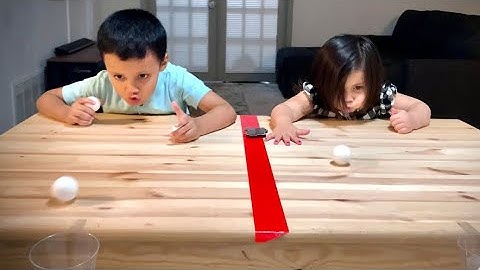 3 Games Using Ping-Pong Ball | Fun And Challenging Kids Activity.