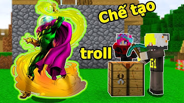 ONE CHẾ TẠO THÀNH CÔNG BỘ GIÁP MYSTERIO HUYỀN BÍ TROLL NOOB YETI NGƯỜI NHỆN TRONG MINECRAFT