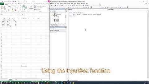VBA Automation for Excel 2019 Cookbook | 13. Creating and Modifying Dialogue Boxes
