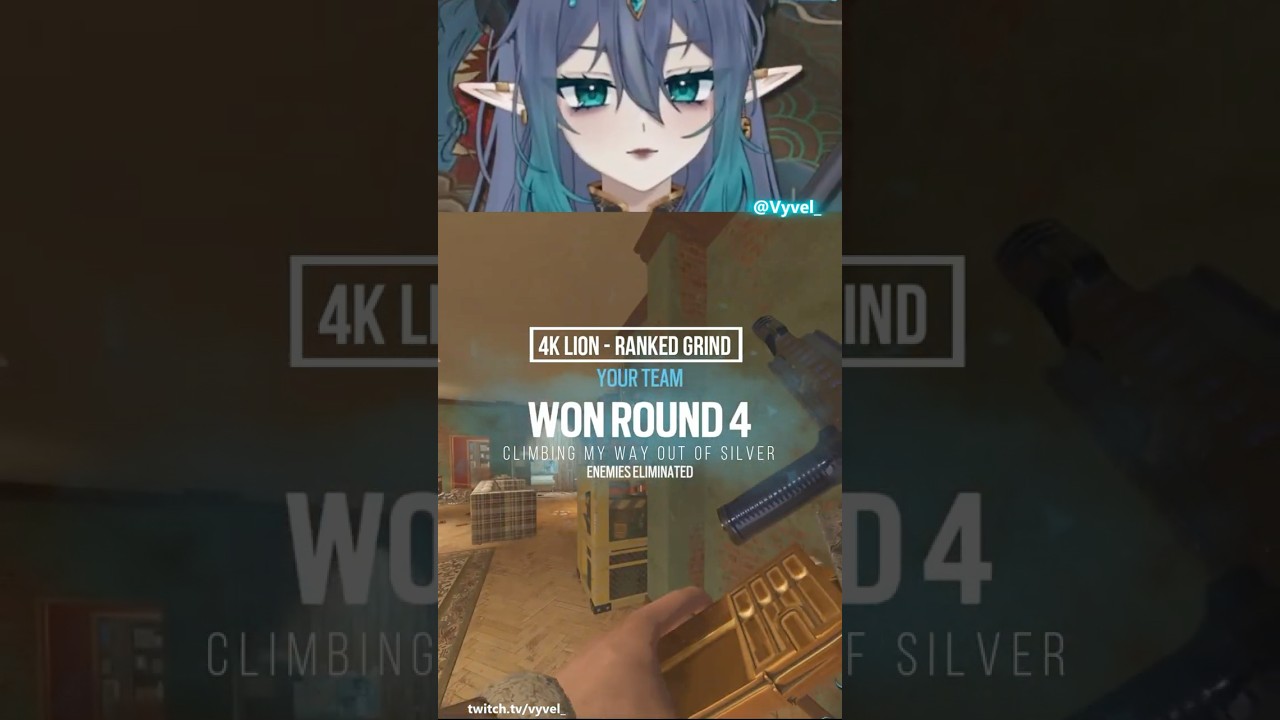 4K Lion Silver Ranked, should of planted. | #Vyvel_ #VTuber Game Featured: #RainbowSixSiege #R6S #R6