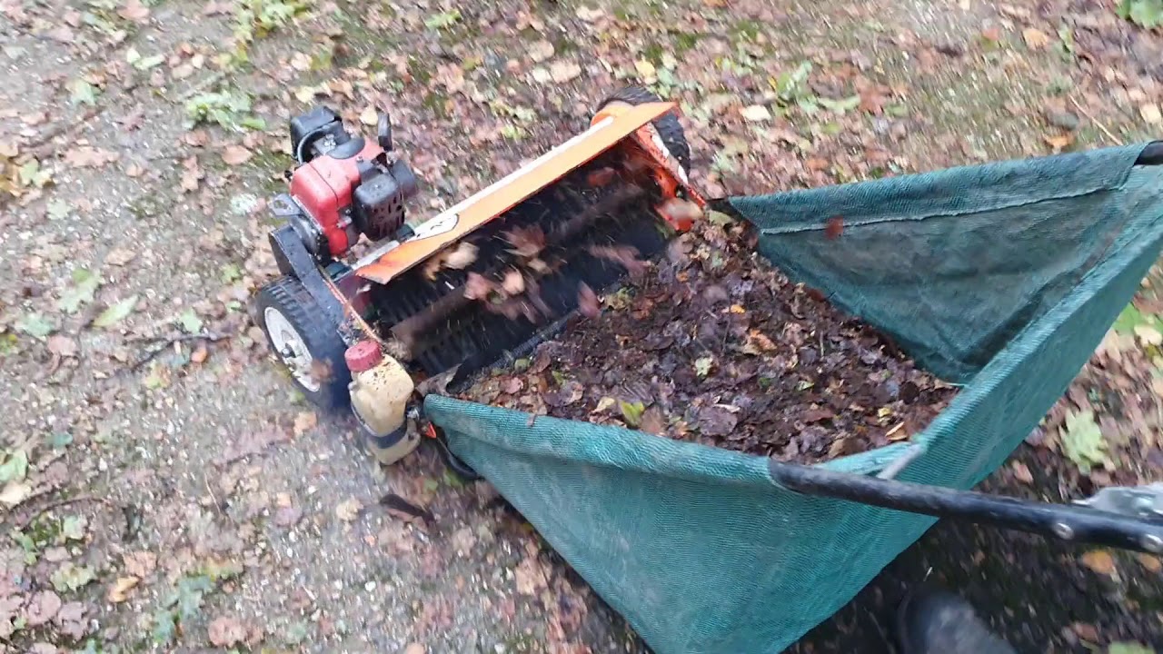 Homemade Petrol 2 Stroke Leaf Sweeper YouTube
