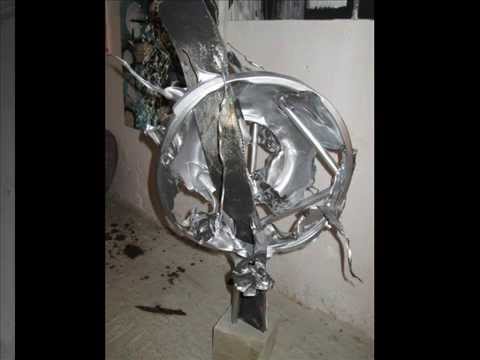 Sculture artecontemporanea in ferro e resina youtube Sculture in ferro moderne