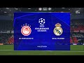 Olympiacos FC vs Real Madrid | UEFA Champions League | EAFC 26 | PS5 4K 60FPS