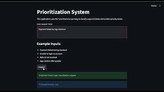 Support Ticket Classification &amp; Prioritization System