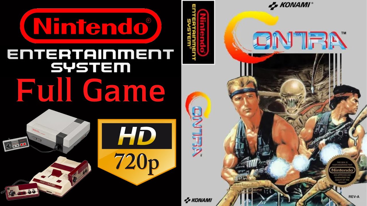 Contra [NES] 720p60ᶠᵖˢ HD🔴 Longplay Playthrough Walkthrough Full Game ...