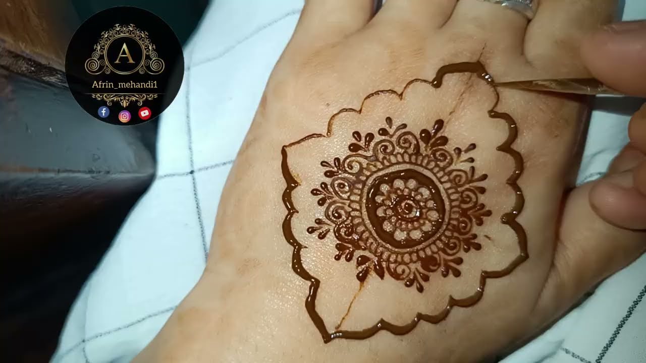 Unique floral mehandi design for back hand/new mehandi designs/back hand mehandi designs 