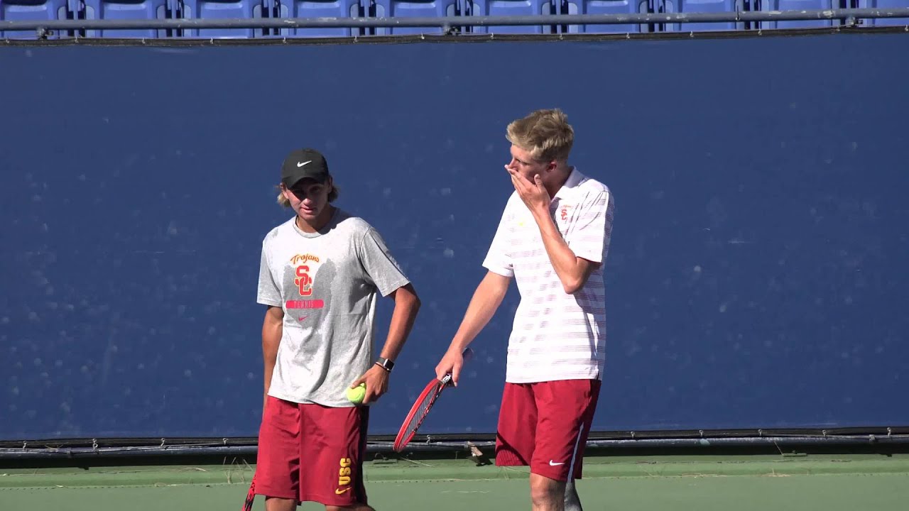 10 30 2015 Smith/Farren (USC) Vs Brymer/Rapp (UCLA) men's doubles Rnd 16 4K