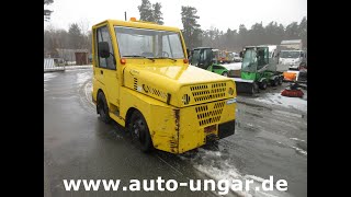 Youtube-Video Mulag Comet 6D Diesel Schlepper Push-Back GSE Gepäckwagen