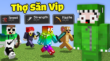 Minecraft Bedwars, Nhưng Bạn Là Thợ Săn Vip *Tiêu Diệt Noob Team Được Vũ Khí Cực Vip